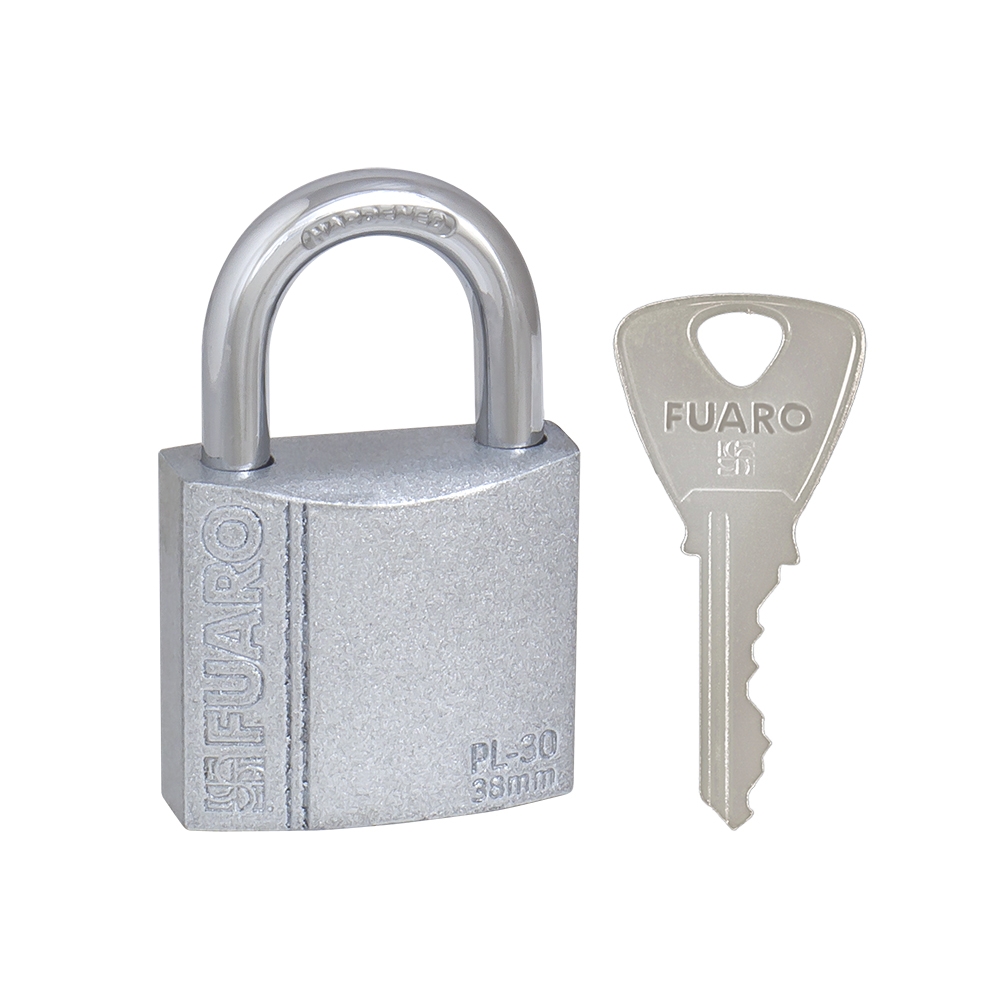 Фото Замок навесной PL-PROTEC-3038 3key (PL-3038) англ. /блистер
